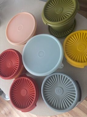 Vintage Tupperware containers